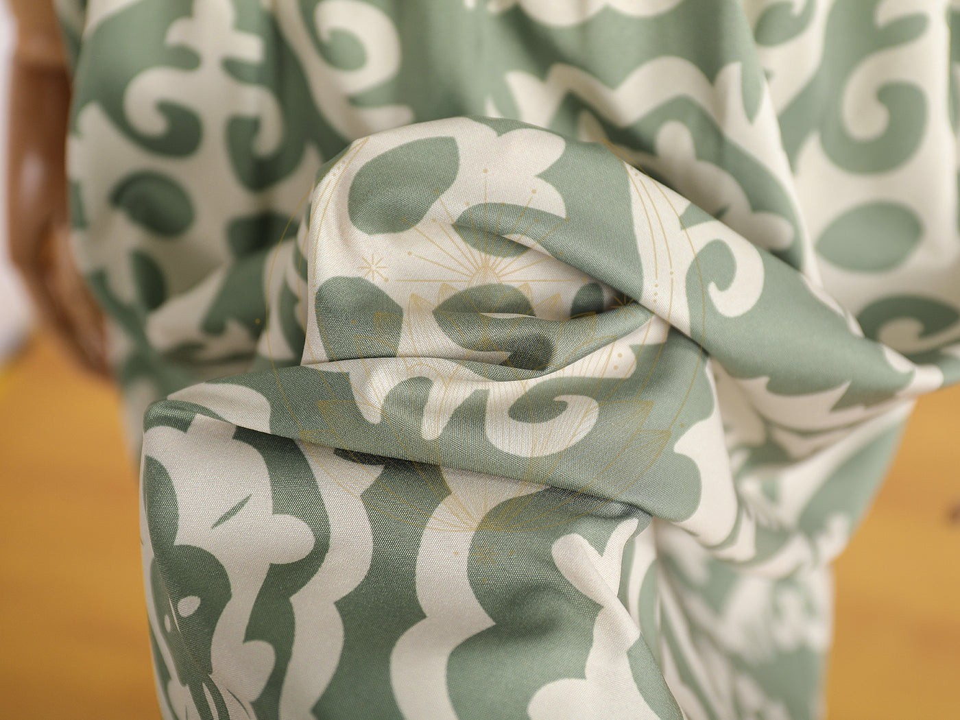 Jupe Bohème Longue Verte – Image 7