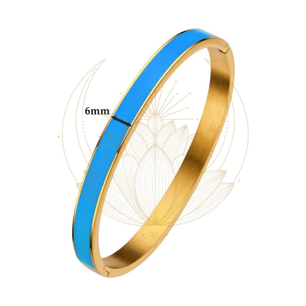 Bracelet doré plaqué en couleur – Image 5