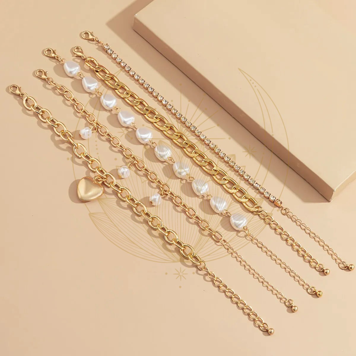 Bracelets bohèmes en chaîne et perles – Image 6