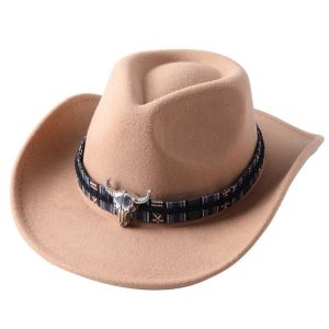 Chapeau de Cowboy  Vachette Saumon
