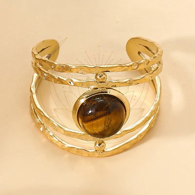 Bague Pierre Naturelle Or