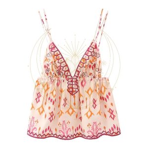 Top motif aztèque Bohème