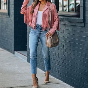 Veste à Franges Rosaline