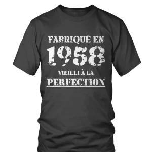 Cadeau Anniversaire, Fête d'Anniversaire, Fabriqué En 1958, Vieilli À La Perfection - VEAGFE1958