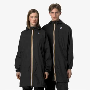K-Way Le Vrai 4.0 Eiffel Noir — Coupe-Vent Imperméable Mixte, Capuche, Nylon Ripstop, Packs Dans Sa Poche, Tailles XS à 3XL | Urban Chic