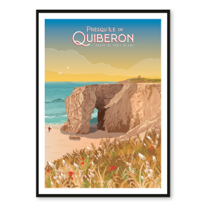 Affiche Presqu&rsquo;île de Quiberon – Arche de Port-Blanc