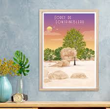 Affiche Forêt de Fontainebleau – Cul du Chien – Image 2