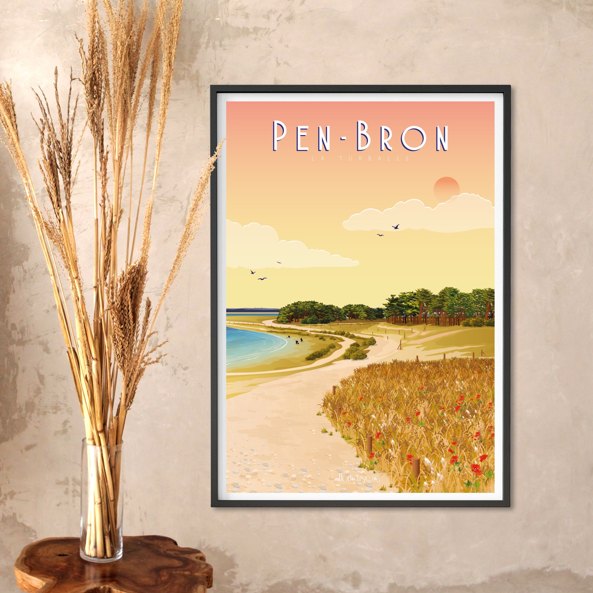 Affiche La Turballe – Plage de Pen Bron – Image 2