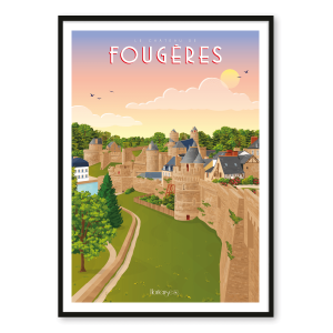 Affiche Le château de Fougères