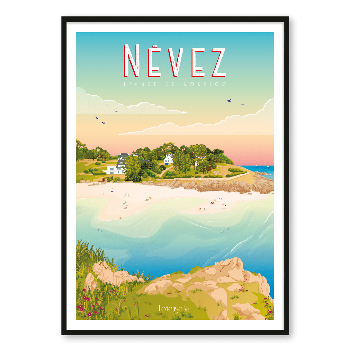 Affiche Névez – L’anse de Rospico