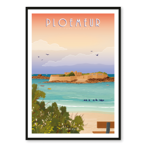 Affiche Ploemeur – Le Fort Bloqué