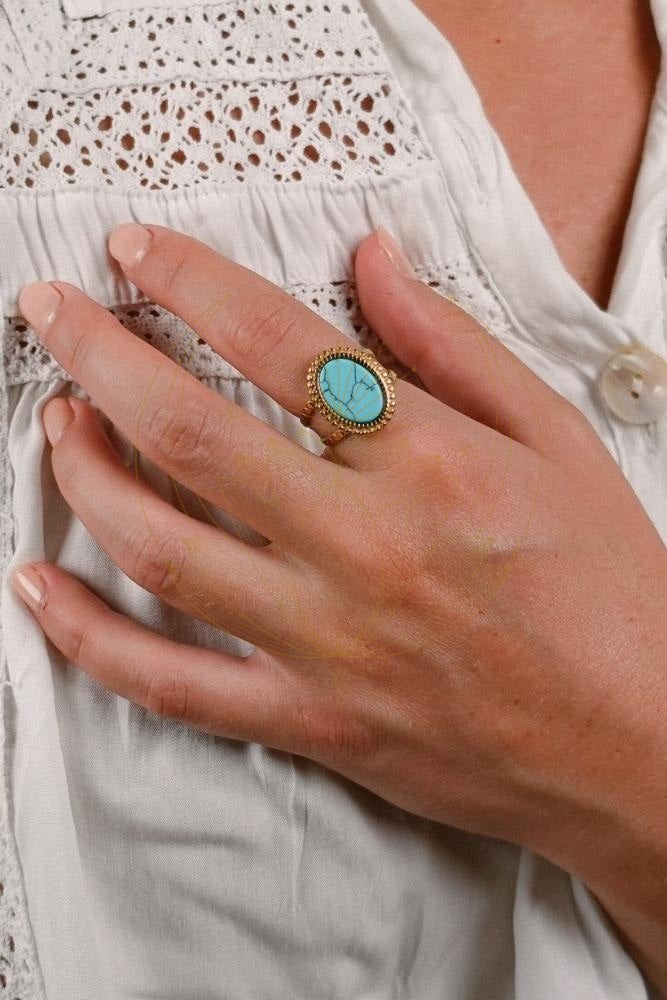 Bague Bohème Turquoise – Image 2
