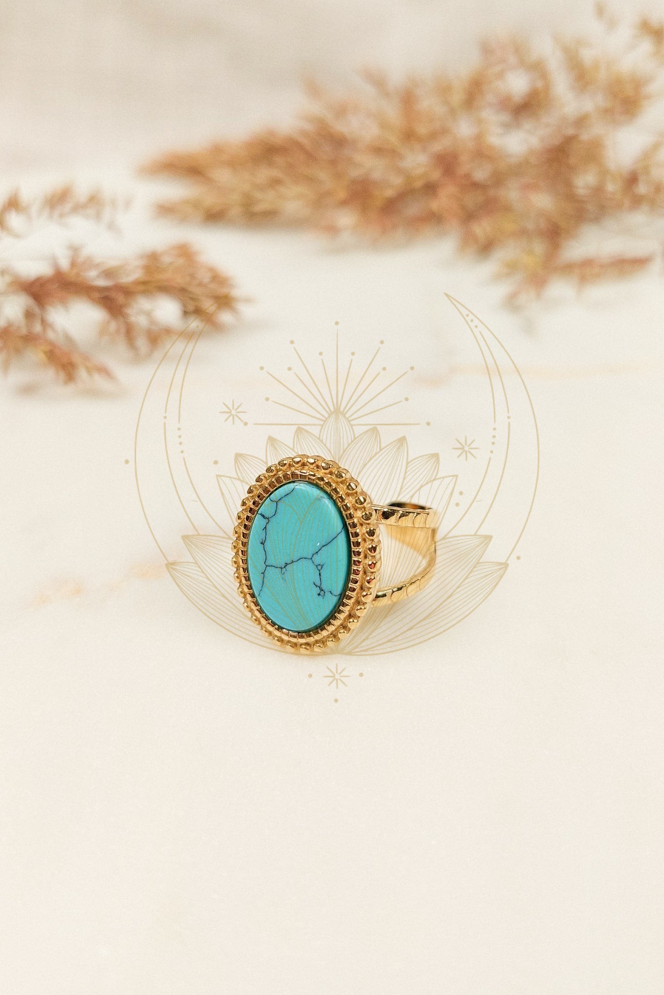 Bague Bohème Turquoise – Image 3