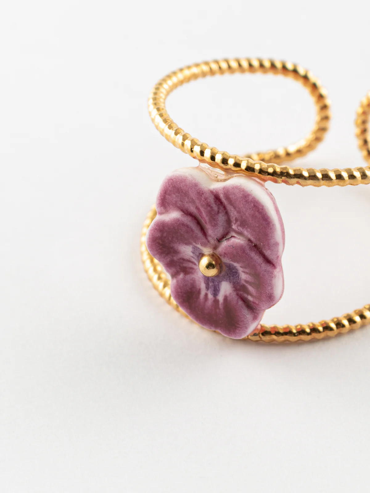 Bague double anneau pensée – Image 5