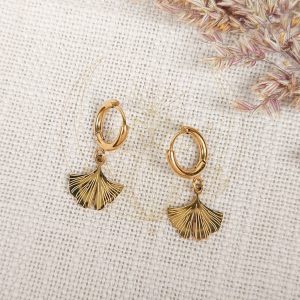 Boucles d’oreilles Feuilles de Gingko