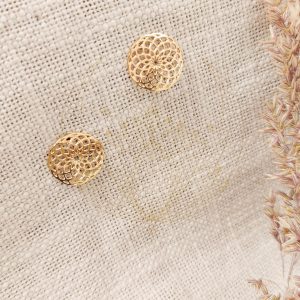 Boucles d&rsquo;oreilles Rosace Bohème