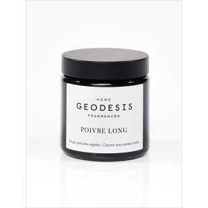 Bougie Géodesis parfumée nature poivre long