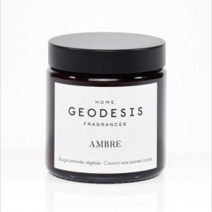 Bougie Géodesis parfumée nature Ambre