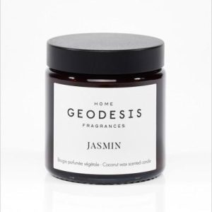 Bougie Géodesis parfumée nature Jasmin