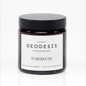 Bougie Géodesis parfumée nature Tubereuse