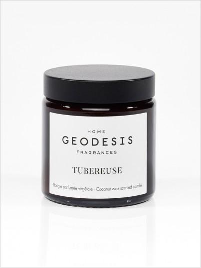 Bougie Géodesis parfumée nature Tubereuse