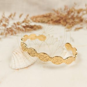 Bracelet Jonc Bohème Doré