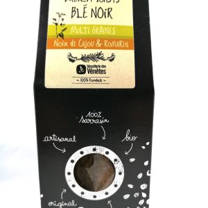 Breizh Toasts – blé noir, noix de cajou & romarin bio