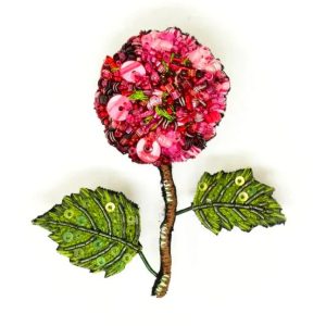 Trovelore bijou broche Fleur « French Hydrangea »