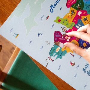 Puzzle carte de France