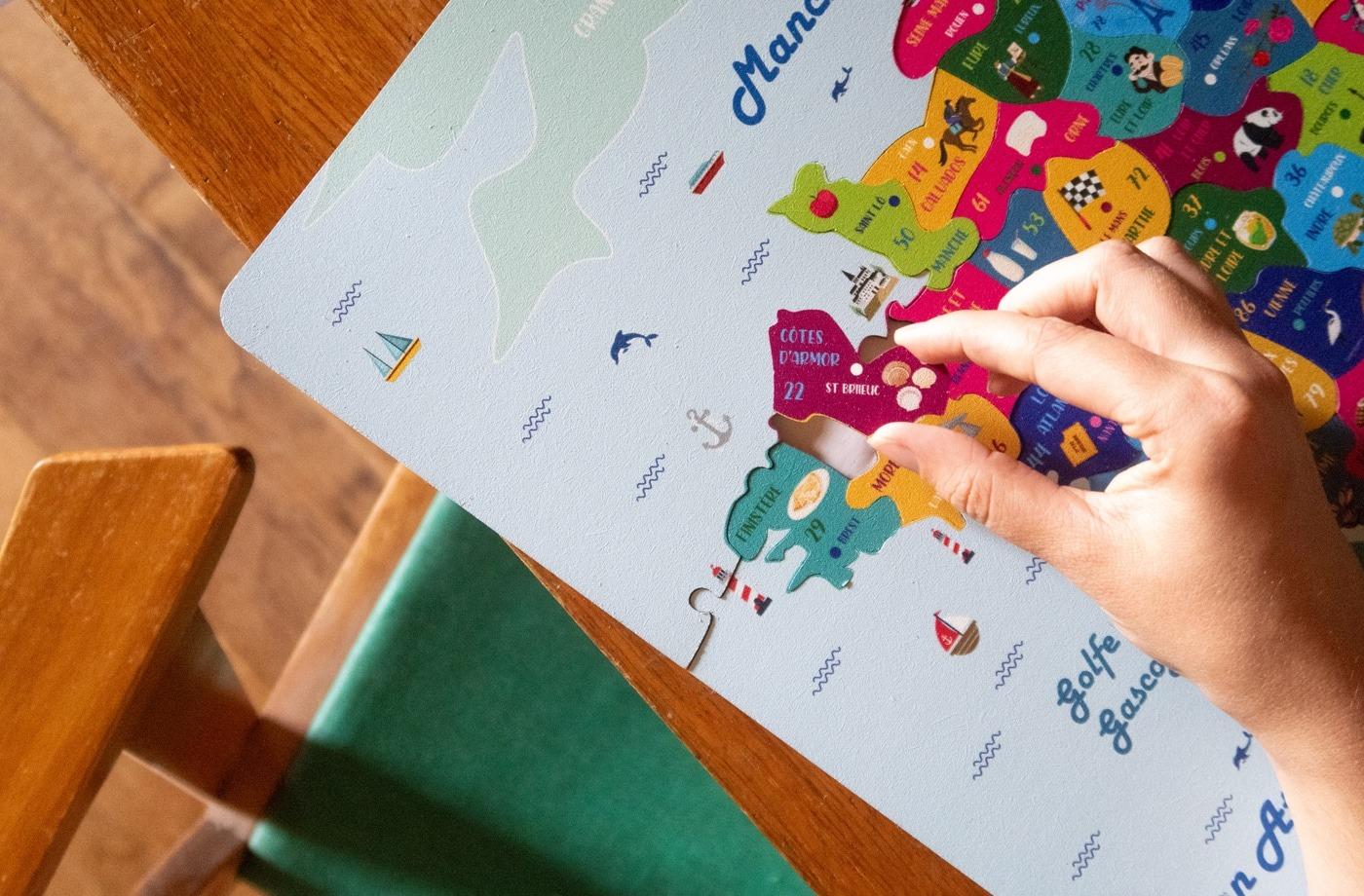 Puzzle carte de France