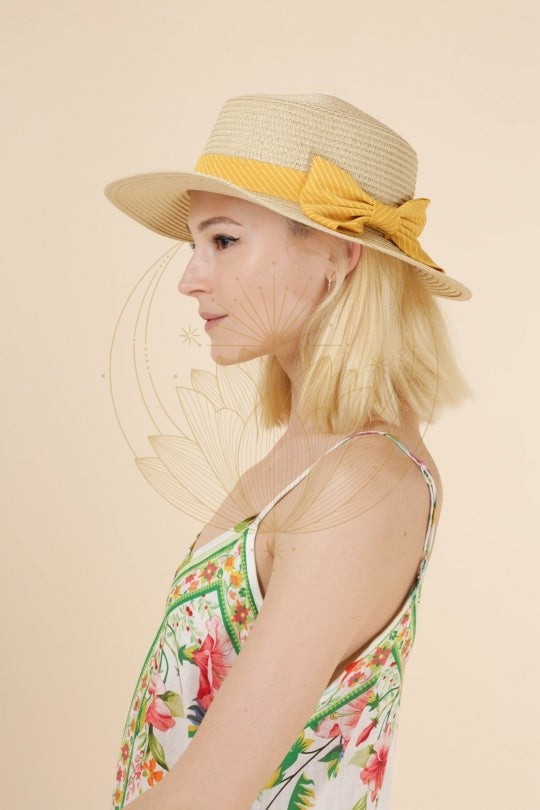 Chapeau Canotier Bohème