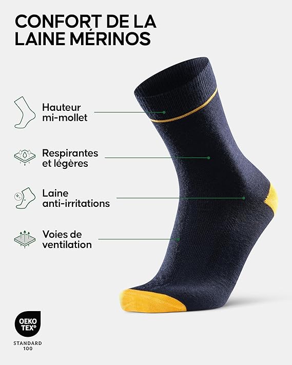 Danish Endurance chaussettes de ville « Mérinos » – Image 4