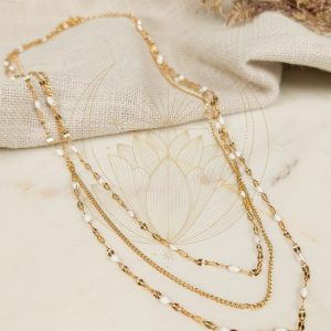 Collier 3 Rangs Bohème Chic