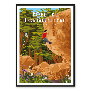 Affiche Forêt de Fontainebleau