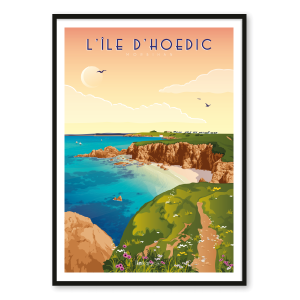 Affiche île Hoëdic
