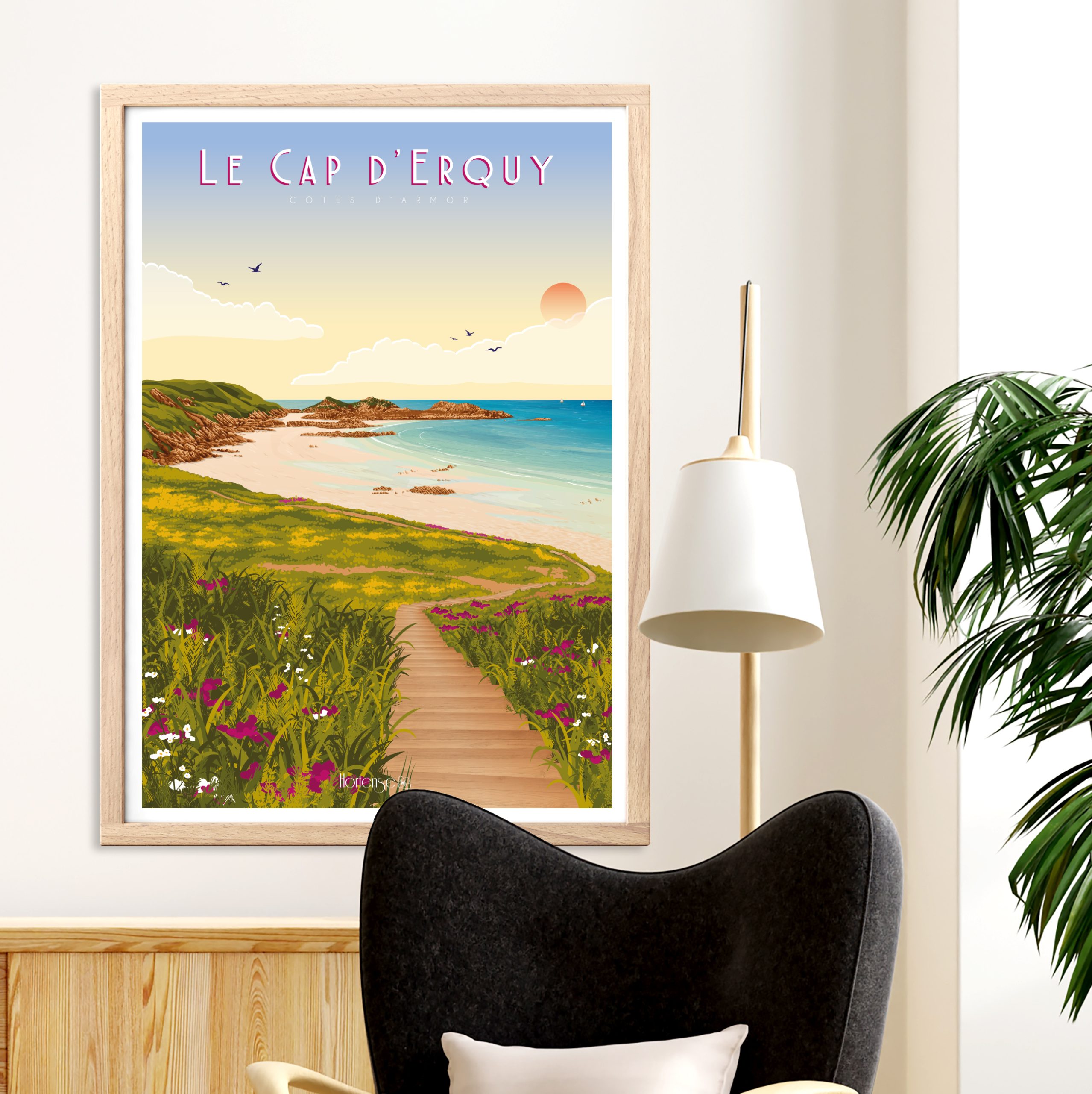 Affiche Cap d’Erquy et la plage de Lourtrais – Image 2