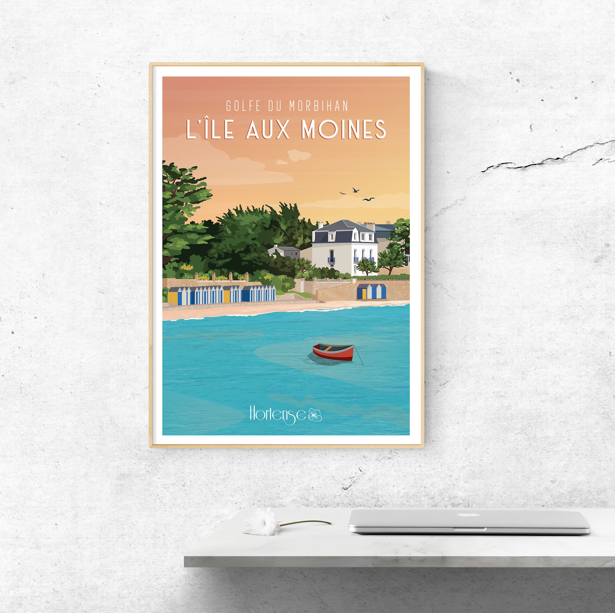 Affiche L’Île aux Moines – Golfe du Morbihan – Image 2