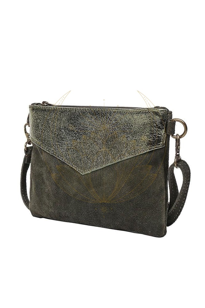 Pochette Bohème Cuir Suède – Image 7