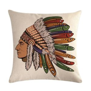 Coussin Indien Chef Indien