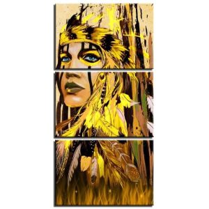 Tableau Indien Cheffe Tigresse