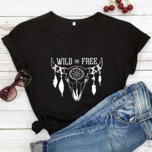 T-shirt Indien Vachette à Plumes