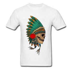 T-shirt Indien Native Skull