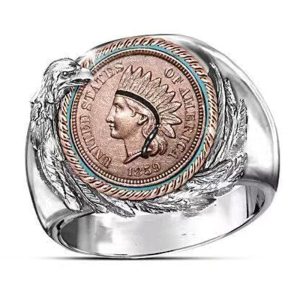 Bague IndienneMonnaie (Argent)