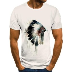 T-shirt Indien La coiffe de Guerre