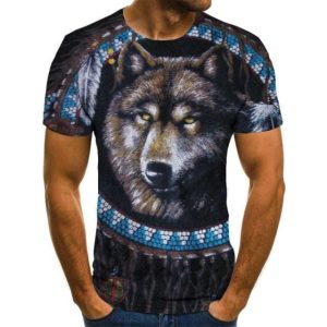 T-shirt Indien Le Loup Sioux