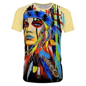 T-shirt Indien Indian Pop Art