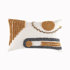 Coussin Indien  Motif en Relief