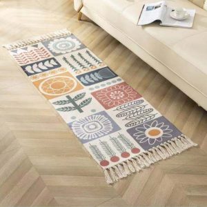 Tapis Indien  à Fleurs