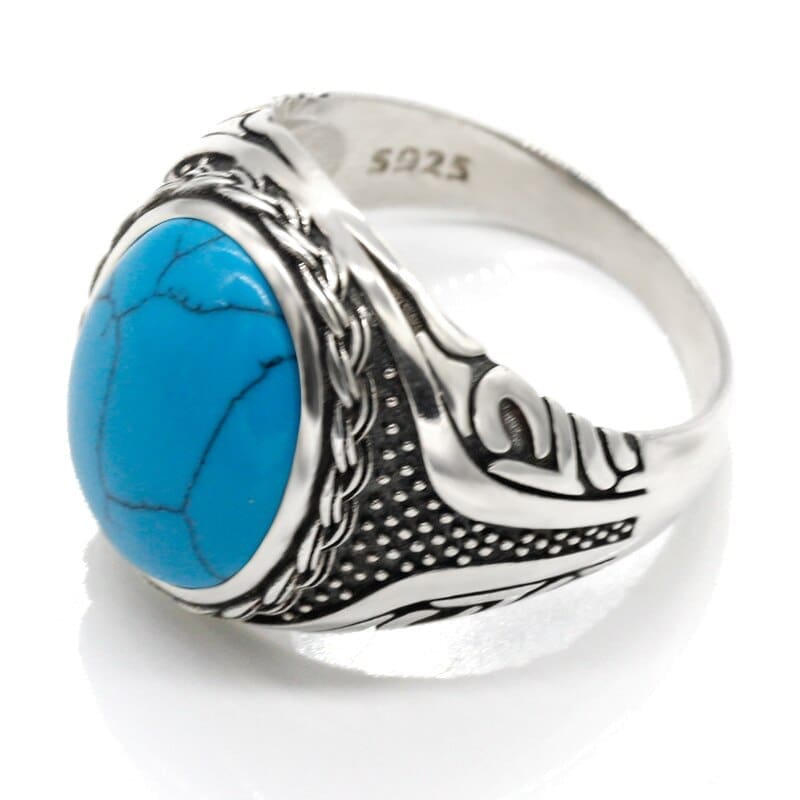 Bague TurquoiseÉnergie (Argent) – Image 4