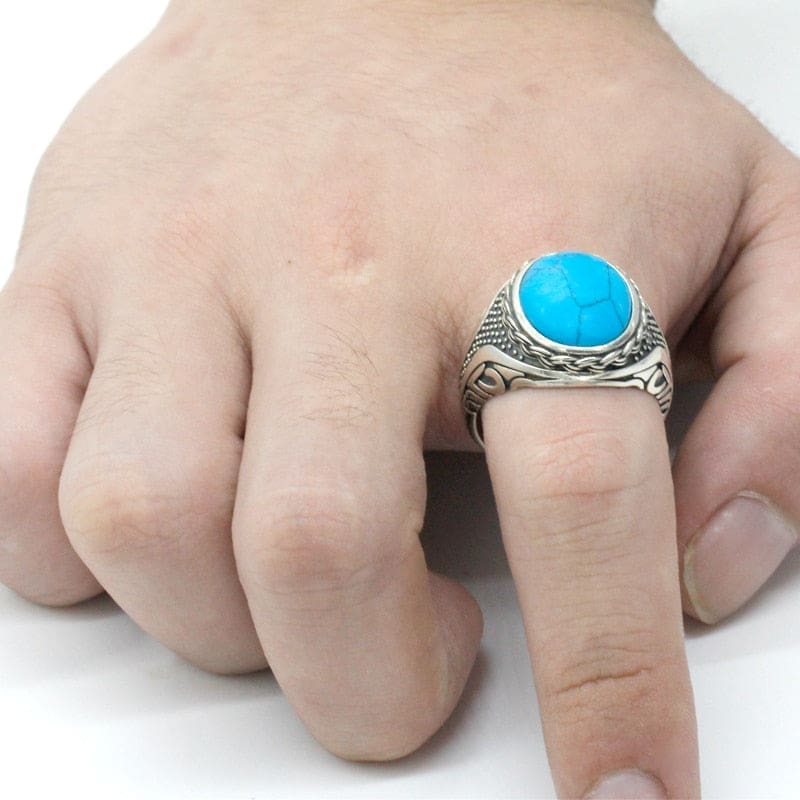 Bague TurquoiseÉnergie (Argent) – Image 7
